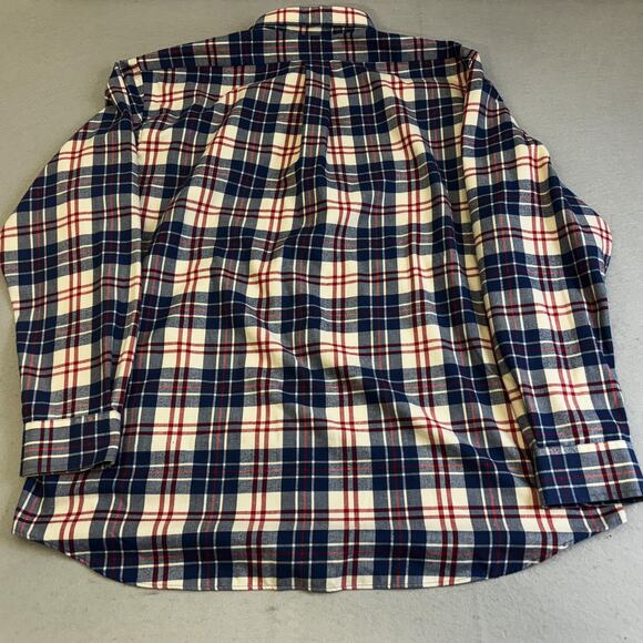 Vineyard Vines Plaid Button Down Shirt Mens XXL Blue Red Casual Slim Fit Tucker - Picture 6 of 7